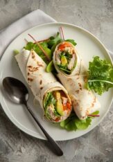 Lean protien veggie roll