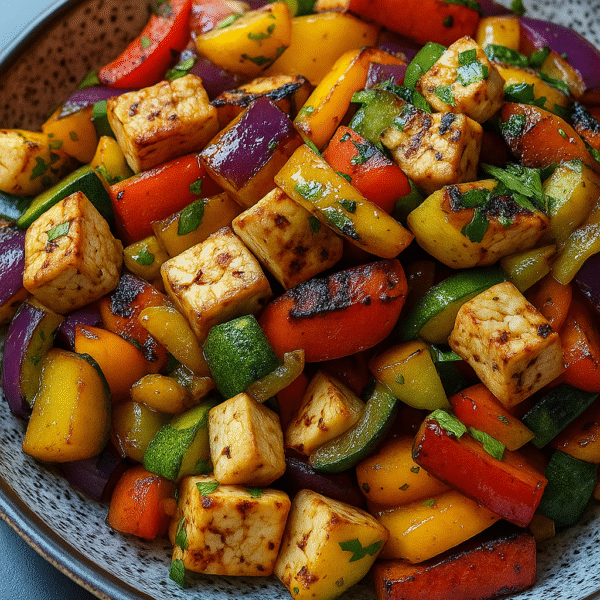 Tofu super green bowl