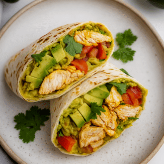 High- Protien Chicken Wrap